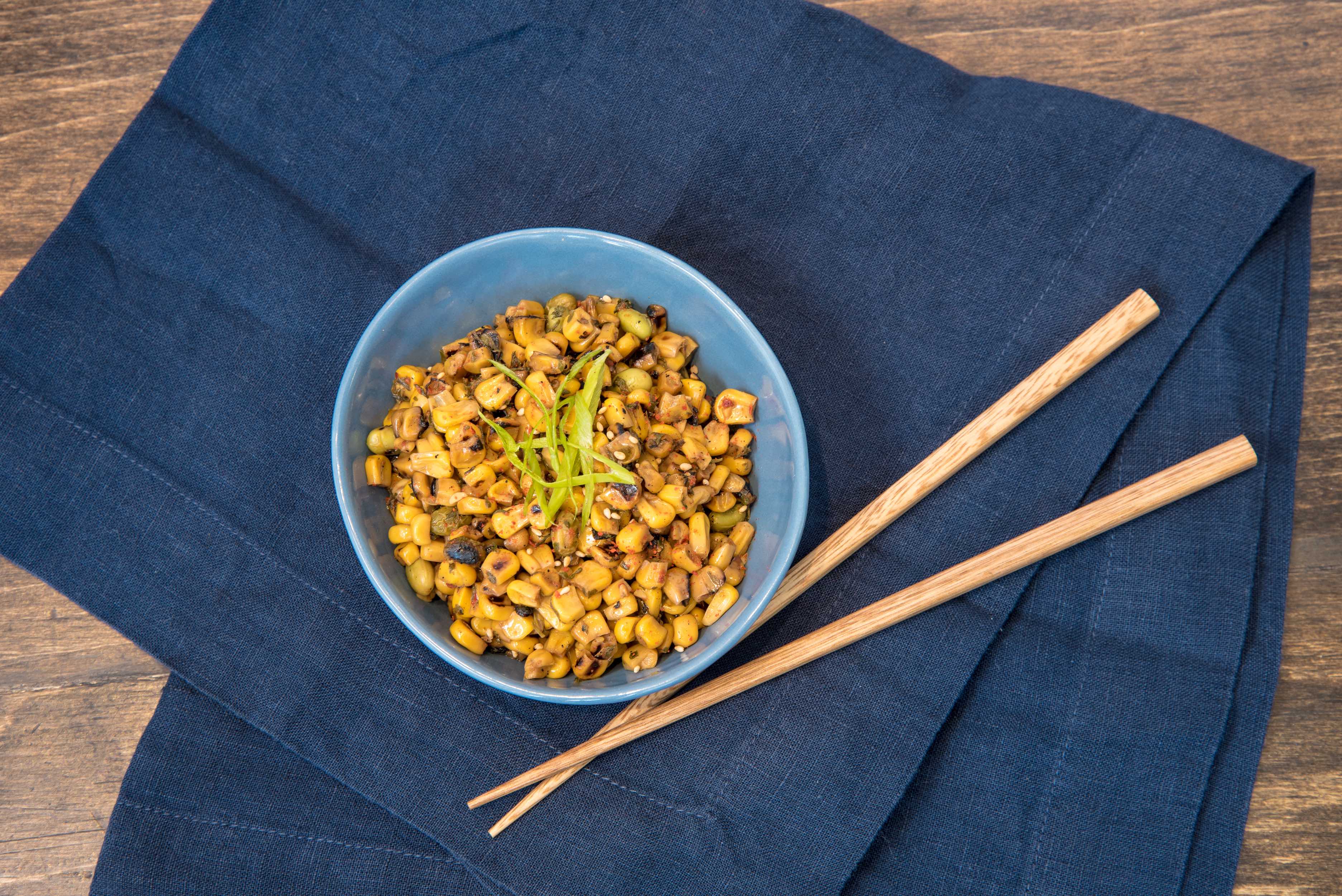 Roasted Corn & Edamame