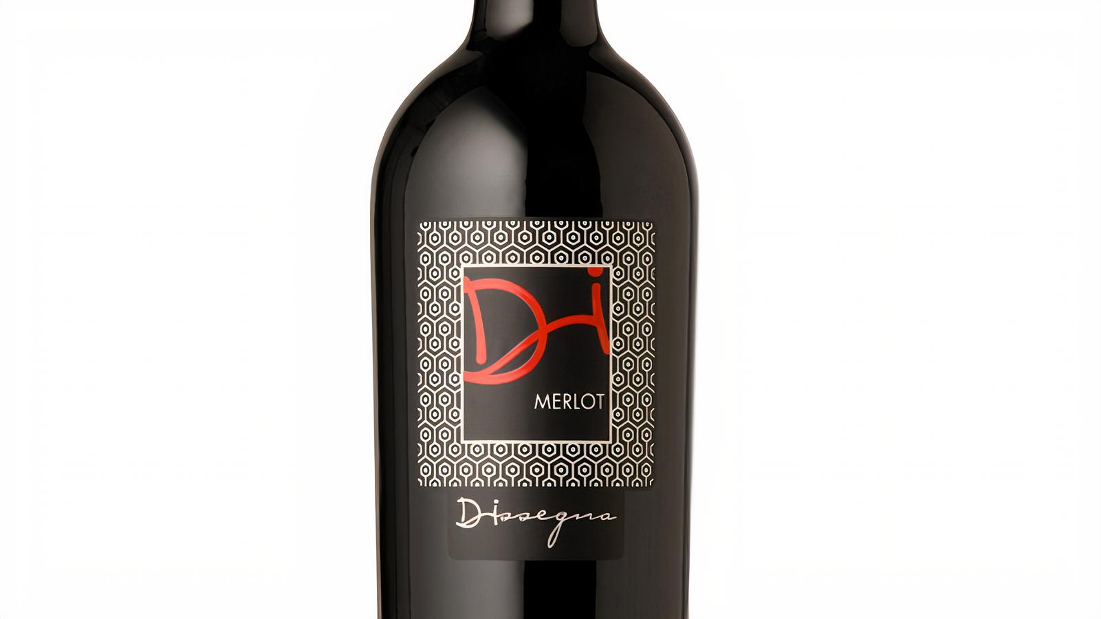 Merlot Dissegna, 750mL wine (14% ABV)