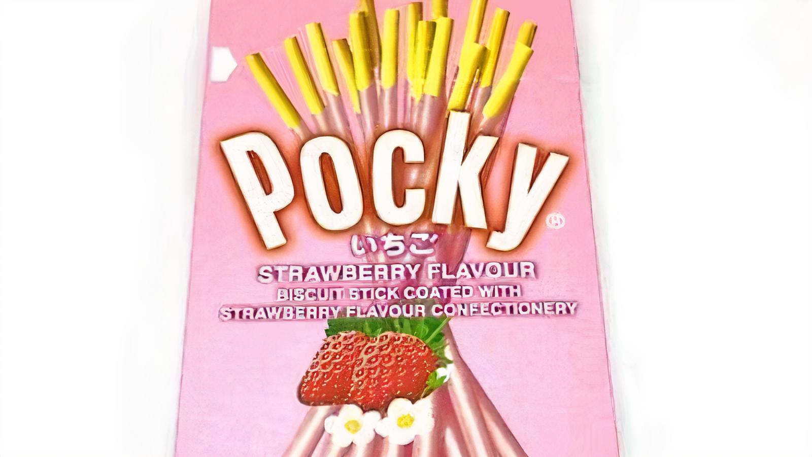 Glico Pocky Strawberry Flavor Biscuit Sticks  ( 47 Grams)