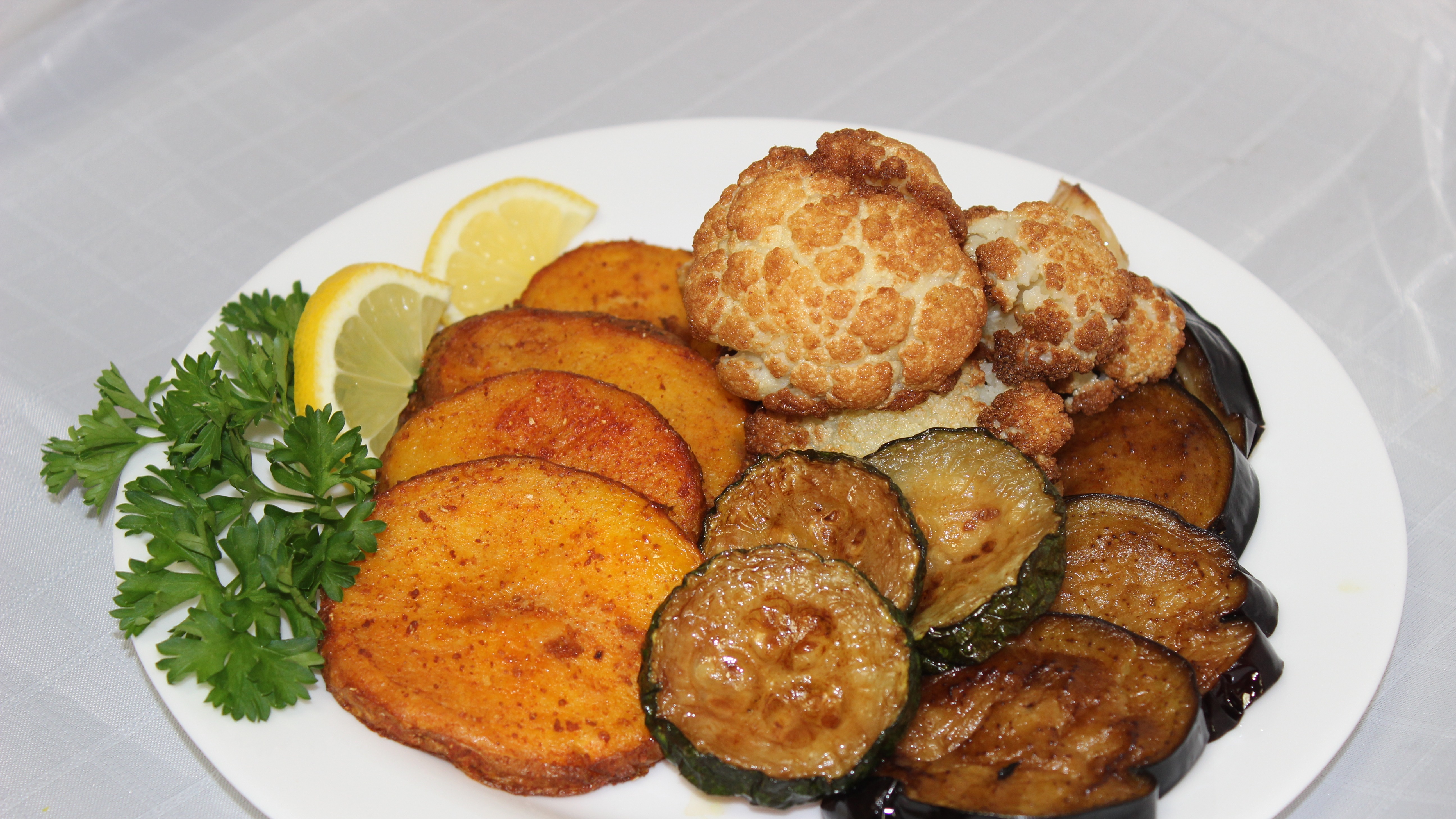 Fried Eggplant & Zucchini