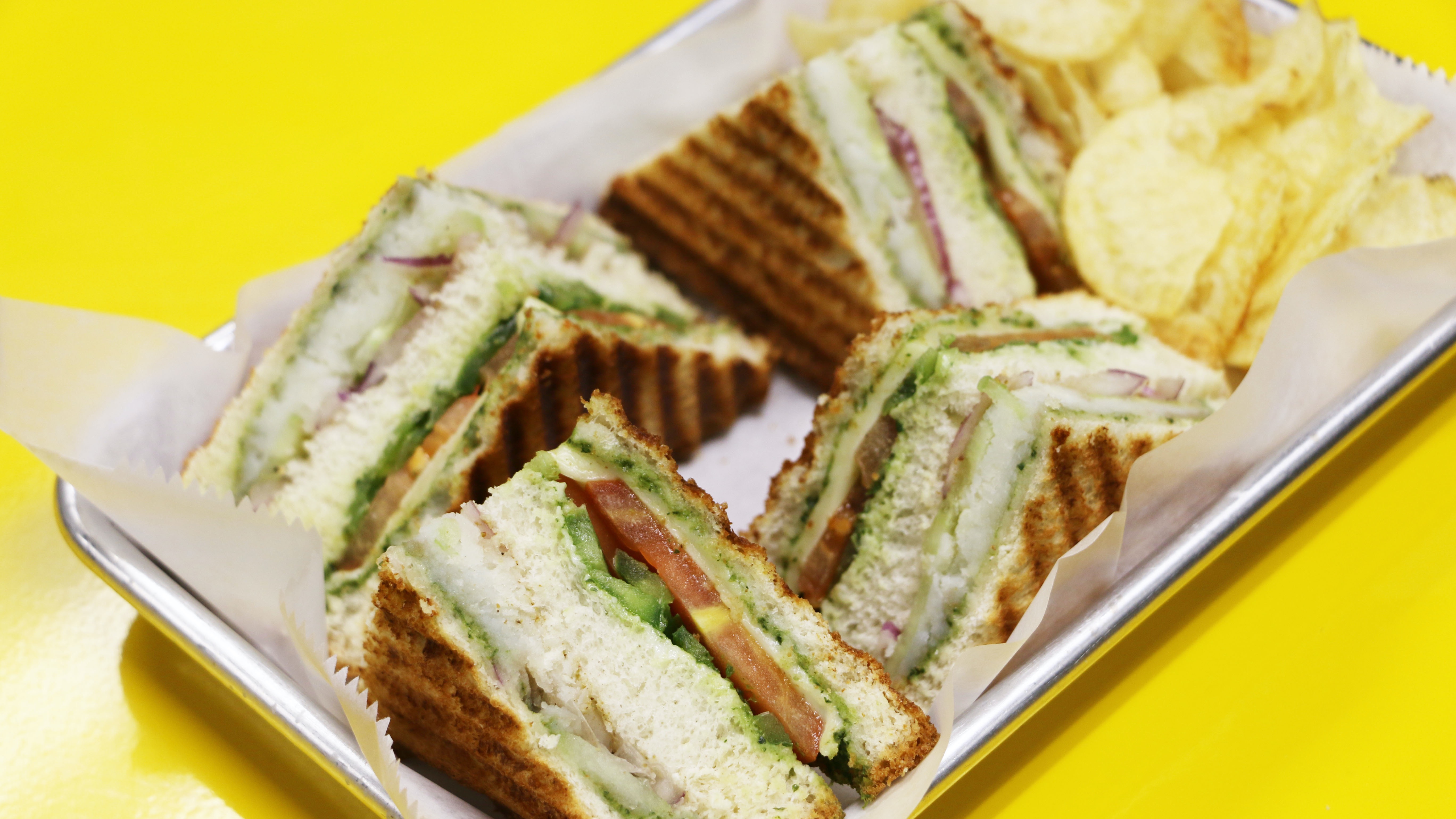 Veg Cheese Grill Sandwich