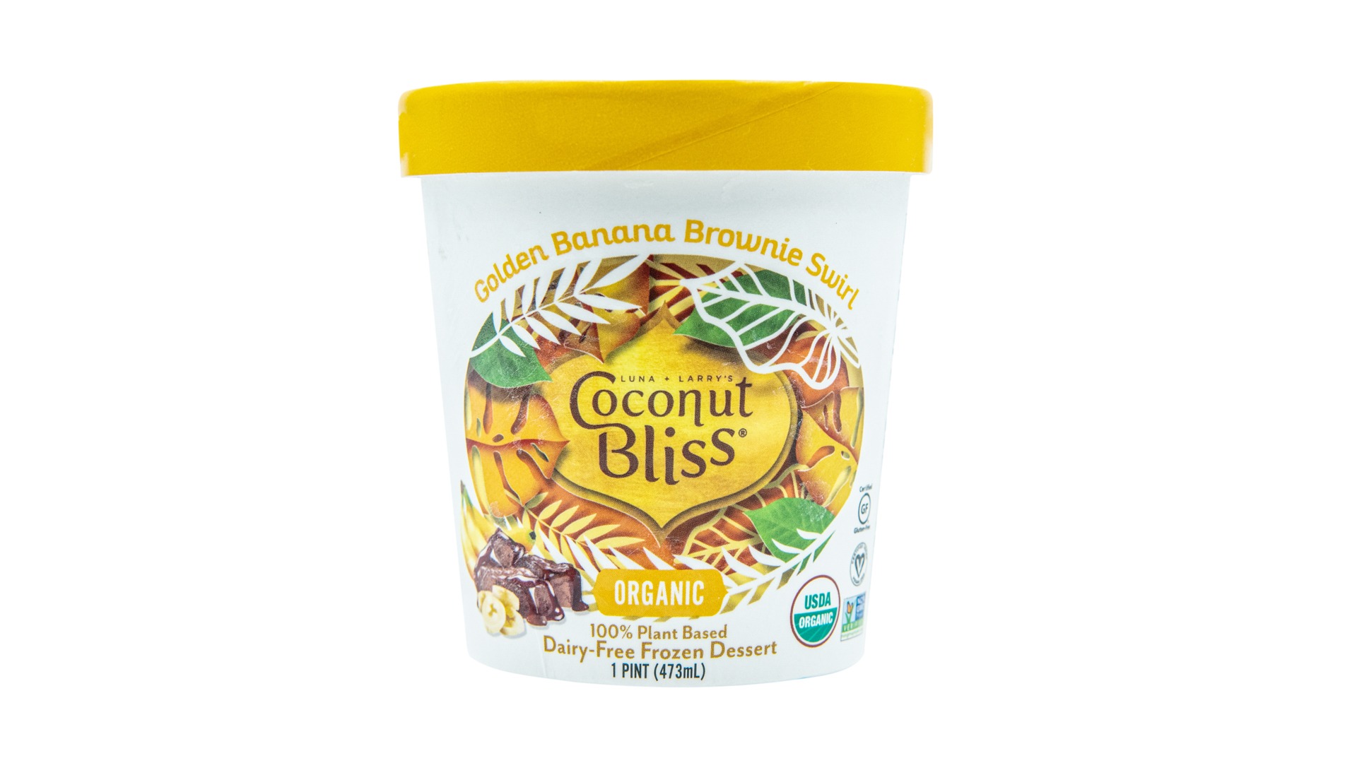 Vegan Golden Banana Brownie Pint (Coconut Bliss)