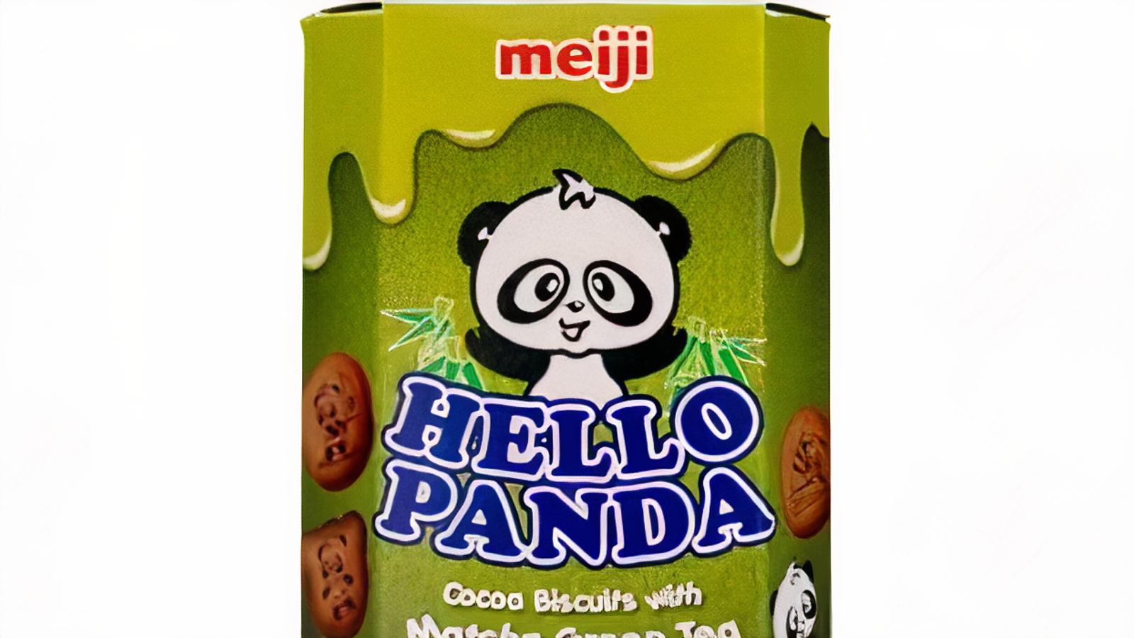 Meiji Hello Panda Matcha Creme Biscuit