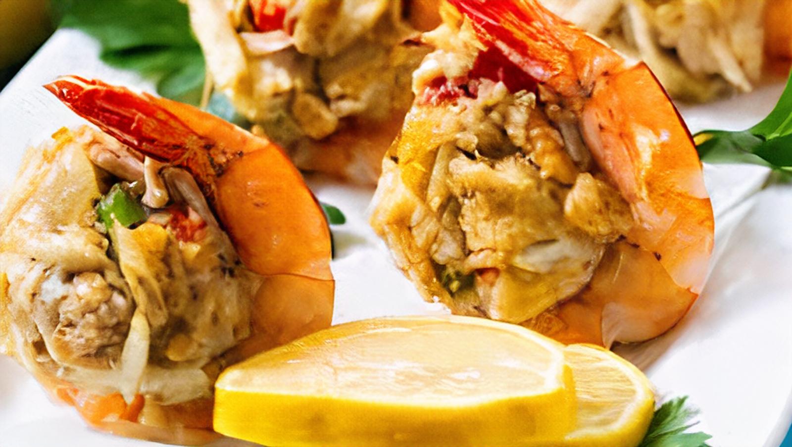 Stuffed Shrimp w/Crab,4pc