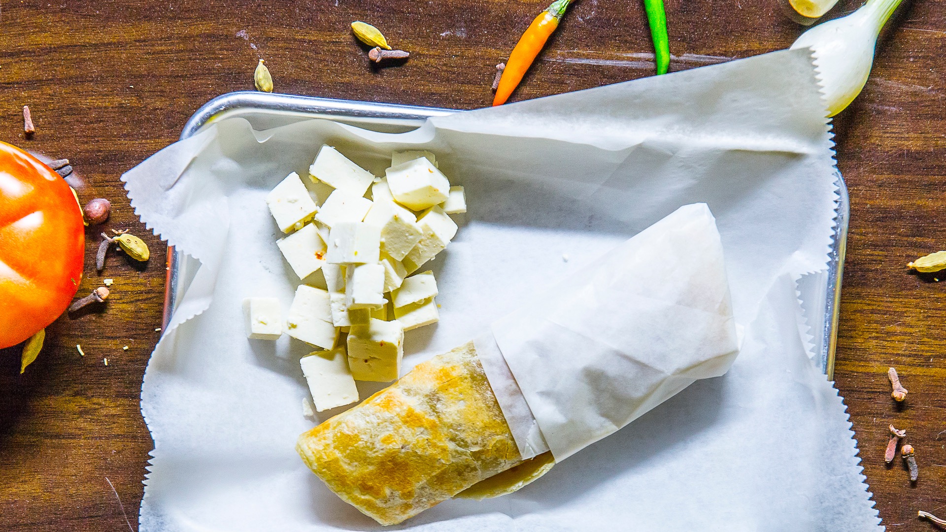 Paneer Tikka Wrap