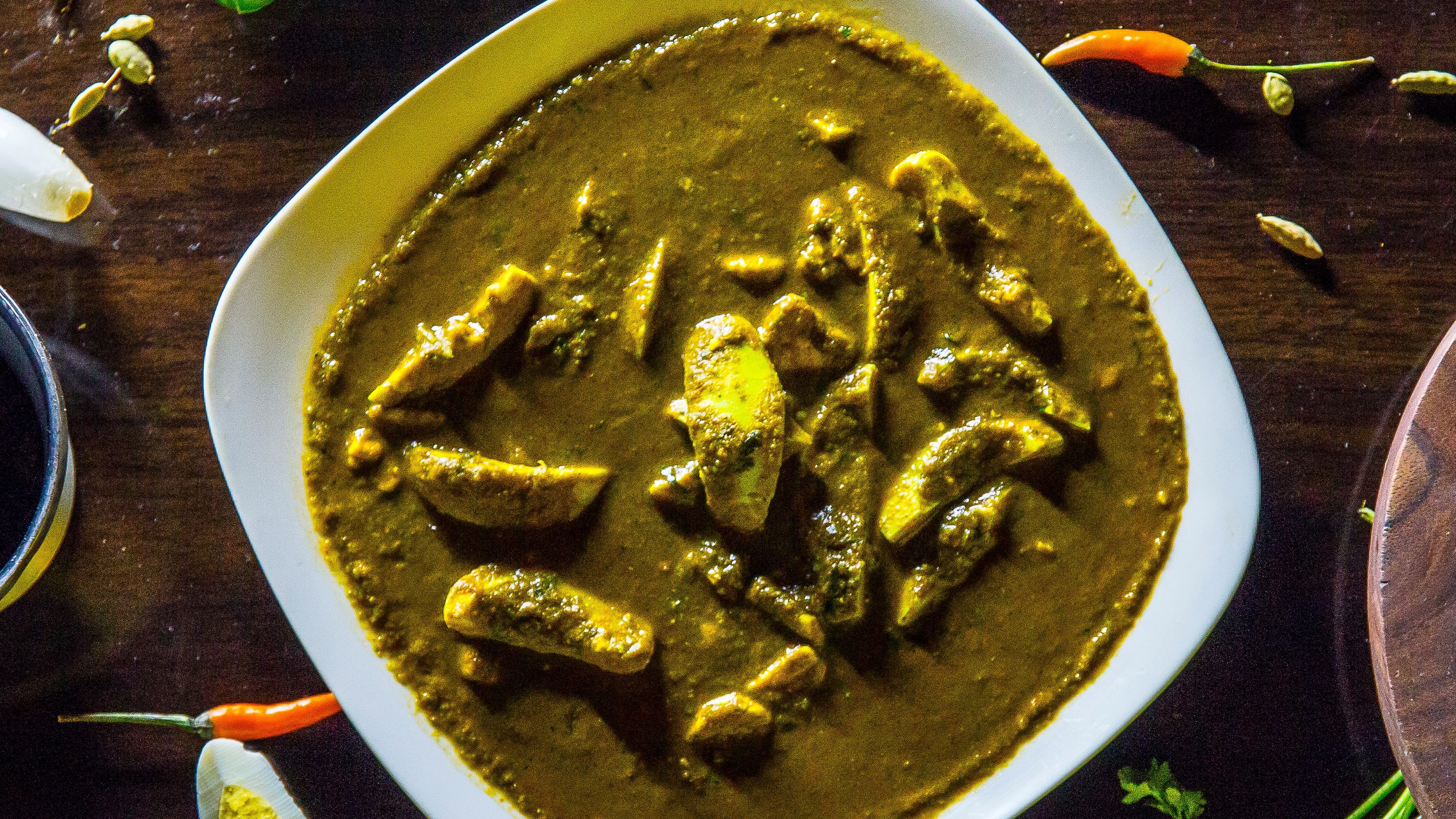 Green Egg Curry