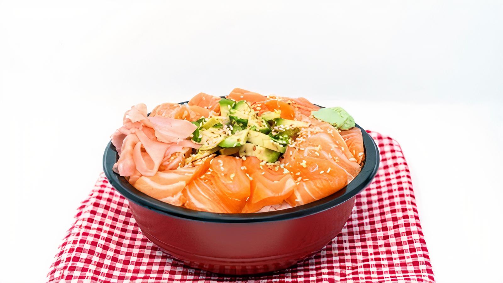 Salmon Cado Chirashi Bowl