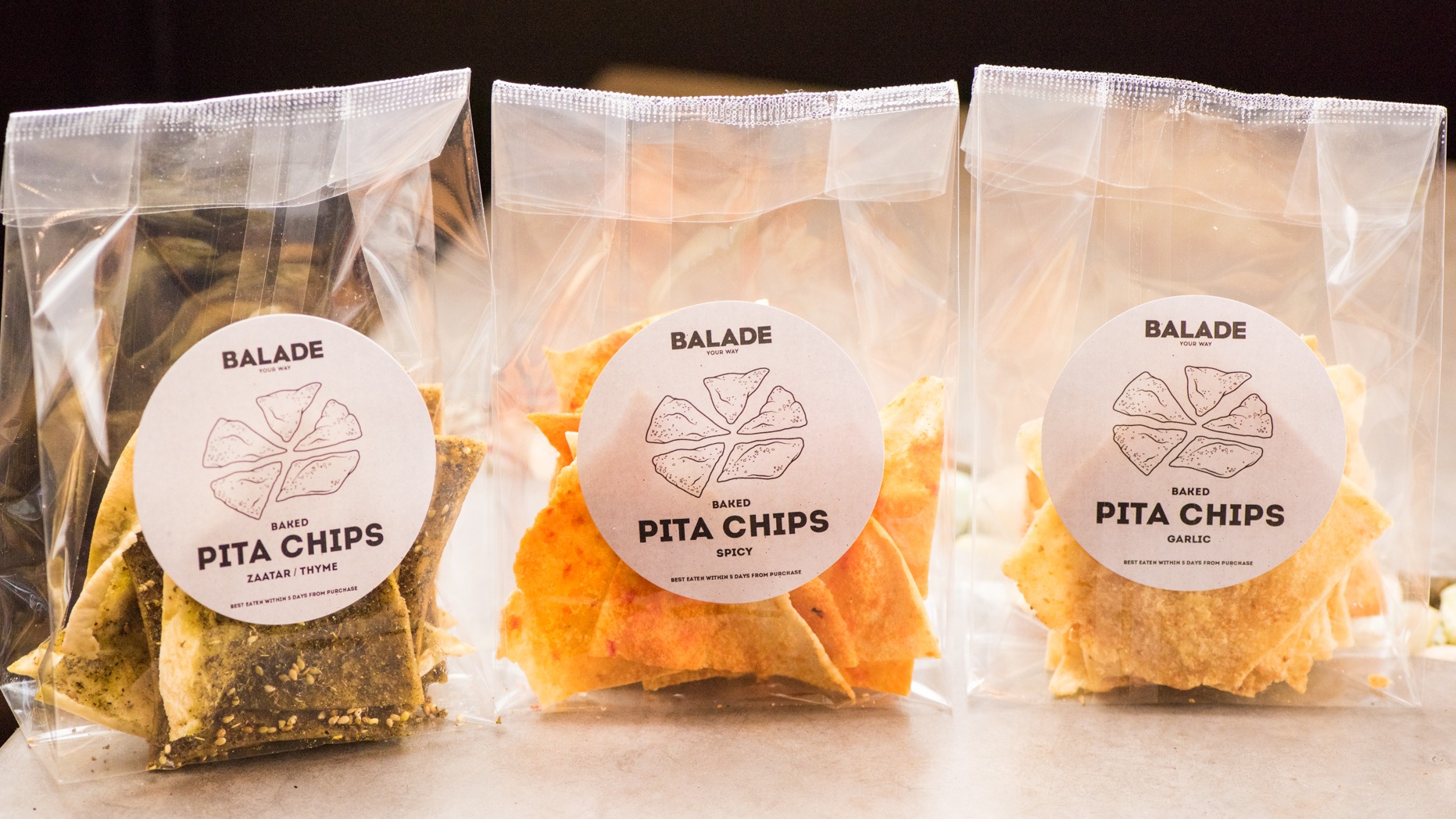 Home Baked Garlic Pita Chips