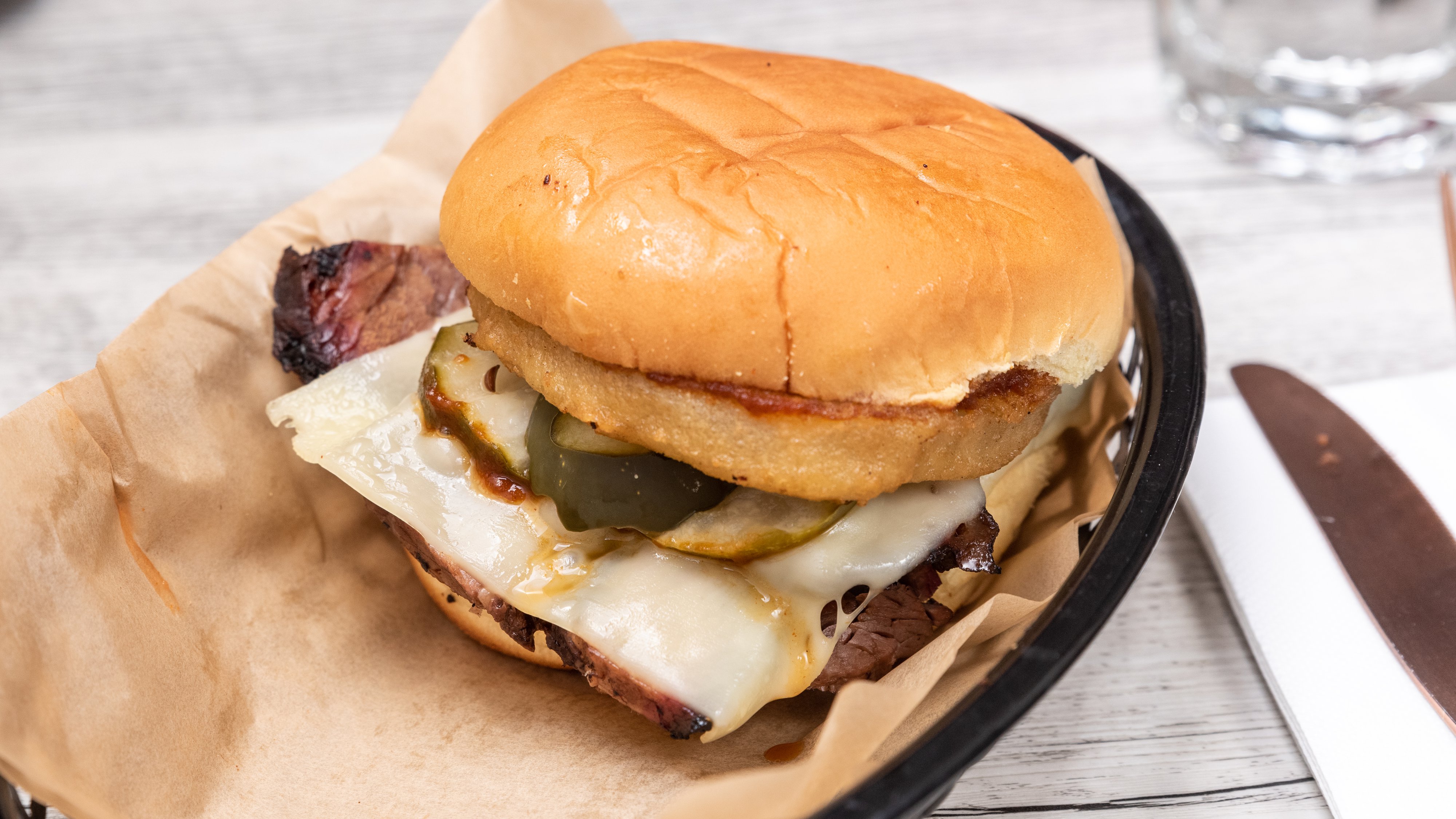 Smoked Brisket Burger