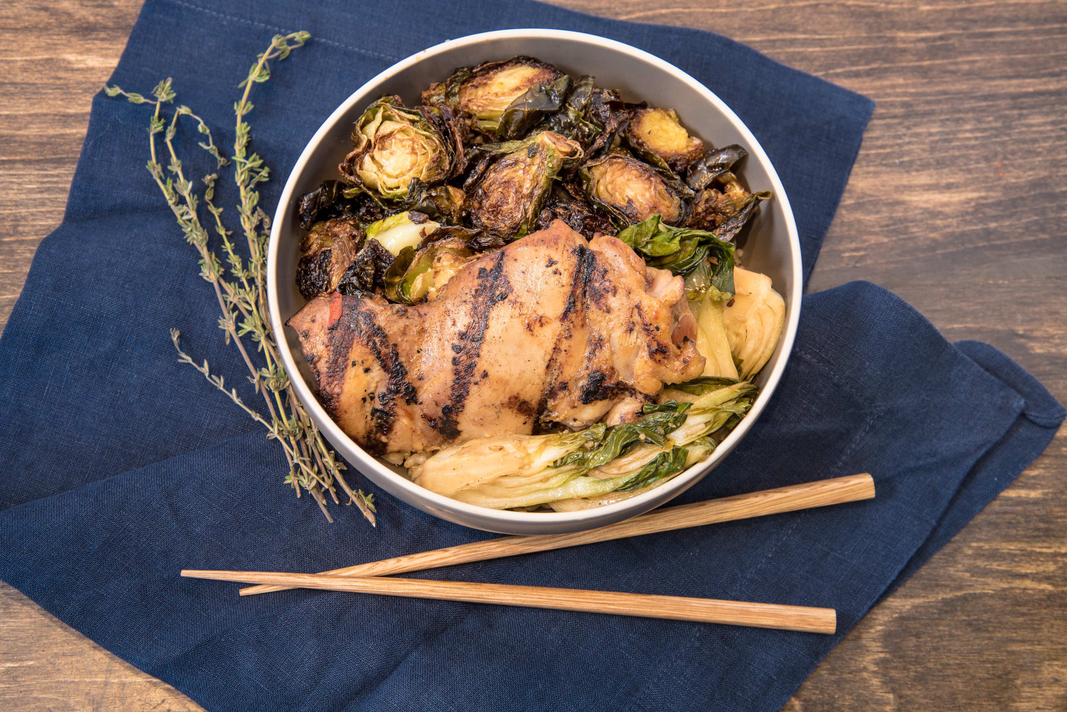 Grilled Lemongrass Chicken Bowl