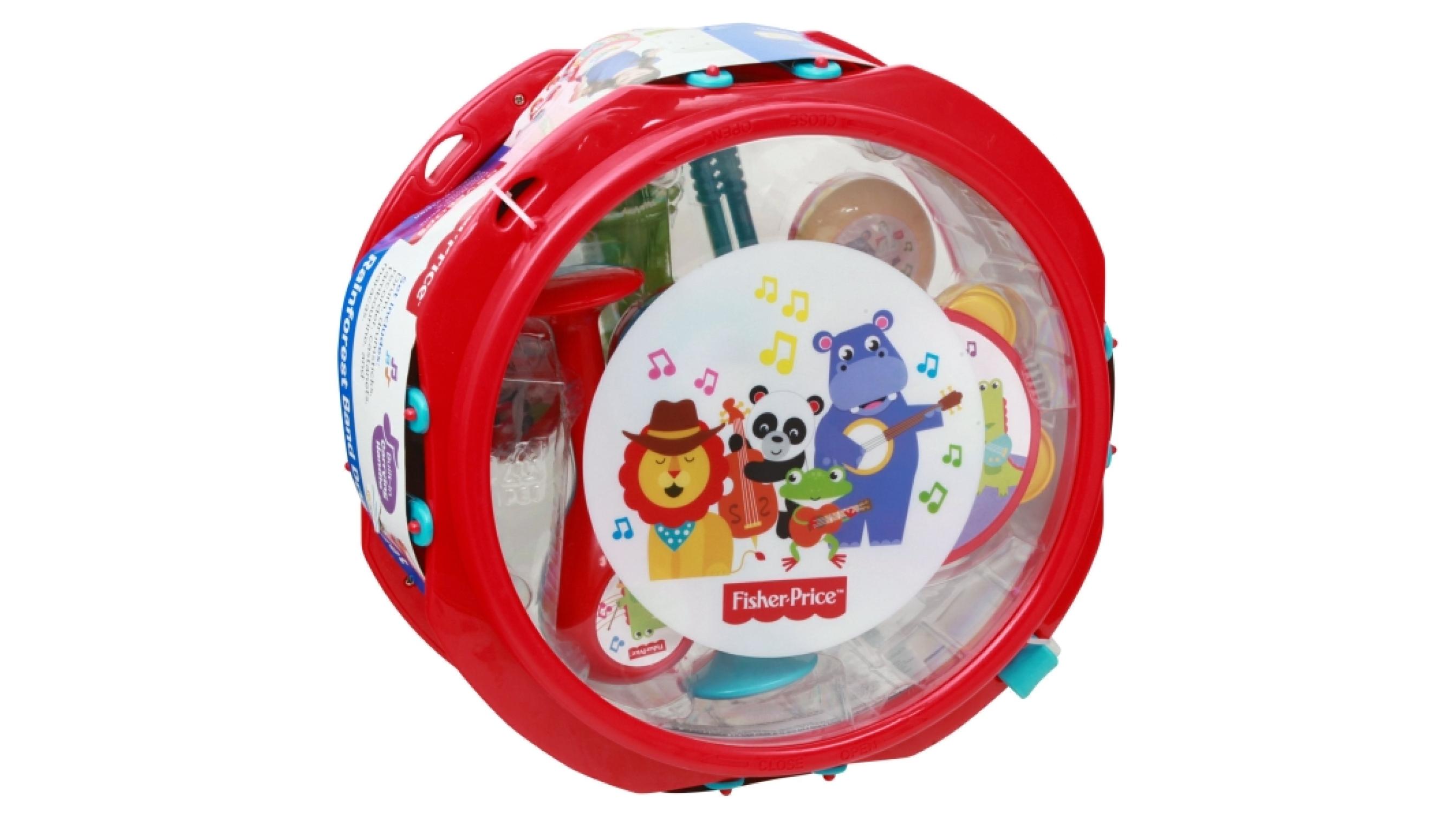 Zestaw perkusyjny Fisher-Price Rainforest BandZestaw perkusyjny Fisher-Price Rainforest Band  