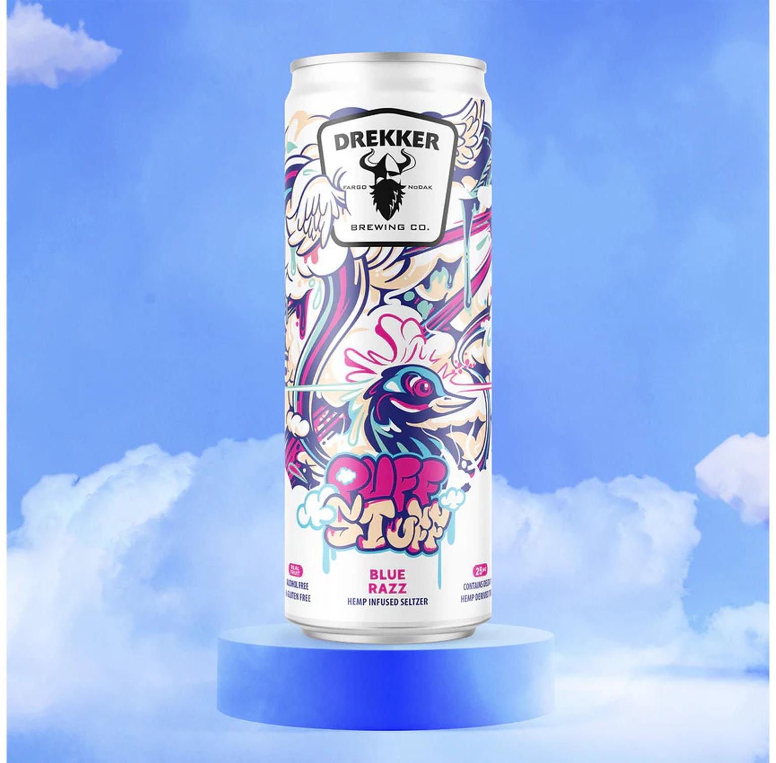 Drekker Brewing Blue Razz Mallow Hemp THC Seltzer 12oz can